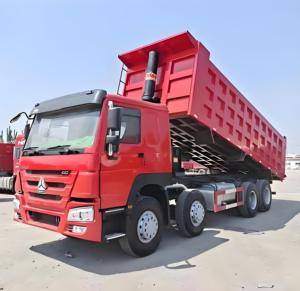 2025中国全新豪沃自卸车12轮8x4中国重汽371惠普30 35 40 50吨40吨50吨中国沙矿自卸车