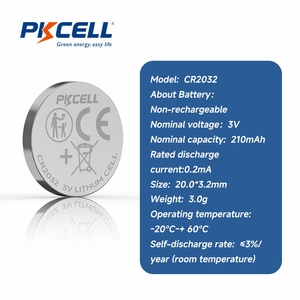 PKCELL CR2032 Hot Bán cao chất lượng pin CR2032 <span class=keywords><strong>CR2025</strong></span> 1.5V Lithium nút pin CR2016 - Product Image 6