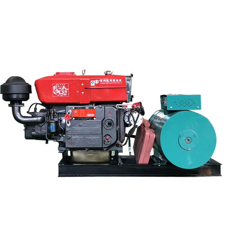 Ricardo Three phase four wire single cylinder Silent Backup Electric diesel Power generator set for Home/Industrial