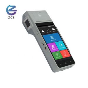 Robusto STQC certificado Anson Z90 MSR IC NFC código QR POS biométrico de mano con escáner de huellas dactilares - Product Image 2