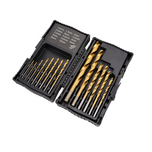 IFIXPRO 14Pcs <strong>Drill</strong> <strong>Bit</strong> <strong>Set</strong> for Metal 1.5 - 10mm <strong>Drill</strong> <strong>Bit</strong> <strong>Set</strong> for Metal and Plastic Portable High Speed Steel <strong>Drill</strong> <strong>Bit</strong> <strong>Set</strong> - Product Image 2