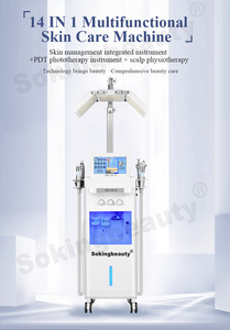 フェイシャルスプレーガン水皮機<span class=keywords><strong>Pdt</strong></span> Led Peel14 in 1スキン若返り酸素