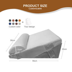 Tùy Chỉnh Chất Lượng Cao 3Pcs Có Thể Điều Chỉnh Giường Nêm Đọc Sách Gối Bộ Nhớ Bọt Trở Lại Hỗ Trợ Gối Cho Đầu Giường Trở Lại & Chân Đau - Product Image 2