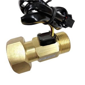 Sensor de flujo de agua G1/2 "3/4", medidor de flujo de latón de efecto Hall, 3-24V CC para máquina de agua, medidor de flujo Digital con salida de pulso