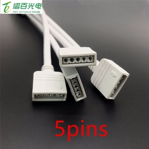 5ピンRGBWコネクタHUB1〜23 4ポートスプリッターメス延長ワイヤーケーブル (SMD 5050用) RGBW RGBWWLEDストリップ (5ピンプラグ付き) - Product Image 4