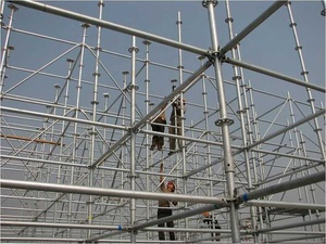 Andamio de bloqueo de anillo galvanizado para losa alta, soporte de puente, protección exterior y uso de plataforma - Product Image 4