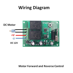 433Mhz DC 12V2CHユニバーサルワイヤレスリモートスイッチスイッチRFリレーレシーバースマートホームオートメーションモジュール - Product Image 5
