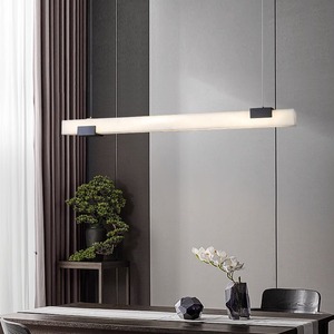 <strong>Light</strong> Luxury Marble Strip Restaurant Chandelier Italian Minimalist Study <strong>Light</strong> American Art <strong>Tea</strong> Room bar <strong>Lamp</strong>