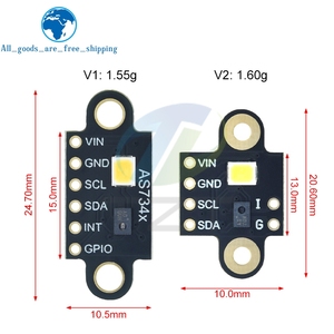 AS7341 AS734x Visible Spectral <strong>Sensors</strong> Module Color Temperature Illuminance High Accuracy Color Detection <strong>for</strong> <strong>Arduino</strong>