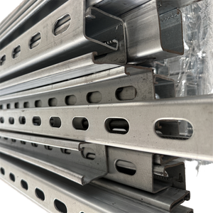 Soğuk rulo şekillendirilmiş galvanizli C kanal çelik u-şekil desen paslanmaz çelik sınıf ASTM/ASIS standart delikli yapı - Product Image 5