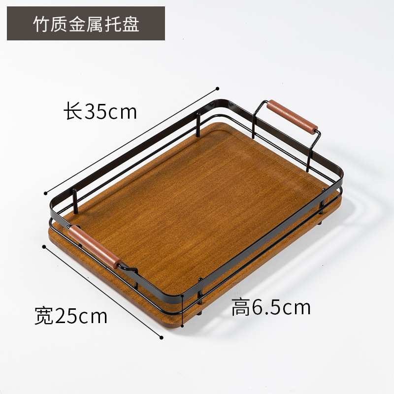 Cadre noir, fond marron (35*25*6.5)
