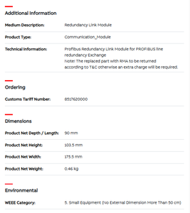 ABB NEW Original RLM01 PROFIBUS Redundancy Link <strong>Module</strong> in Stock ABB 3BDZ000398R1 PLC - Product Image 3