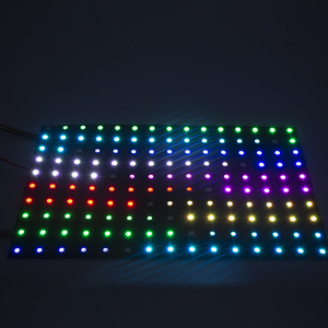 DC5V Адресуемая RGB 16x16 256 пикселей RGB WS2812B Светодиодная панель 8x8 8x16 индивидуальная цифровая светодиодная матричная панель дисплея - Product Image 2