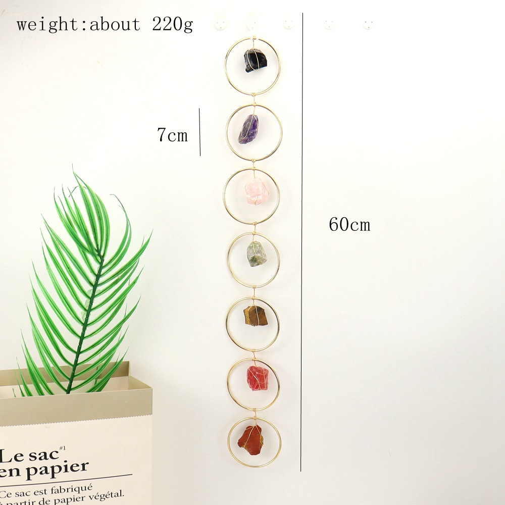 Colorful original stone silk-wound ornaments