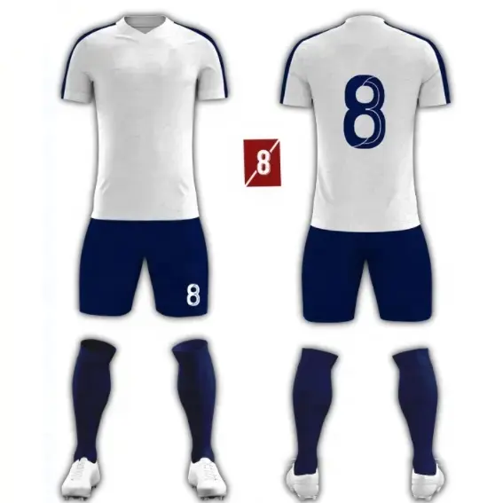 2023 nouvelle saison porter personnalisé en gros impression équipe maillots de football maison loin maillot de football ensemble numéro de nom personnalisé