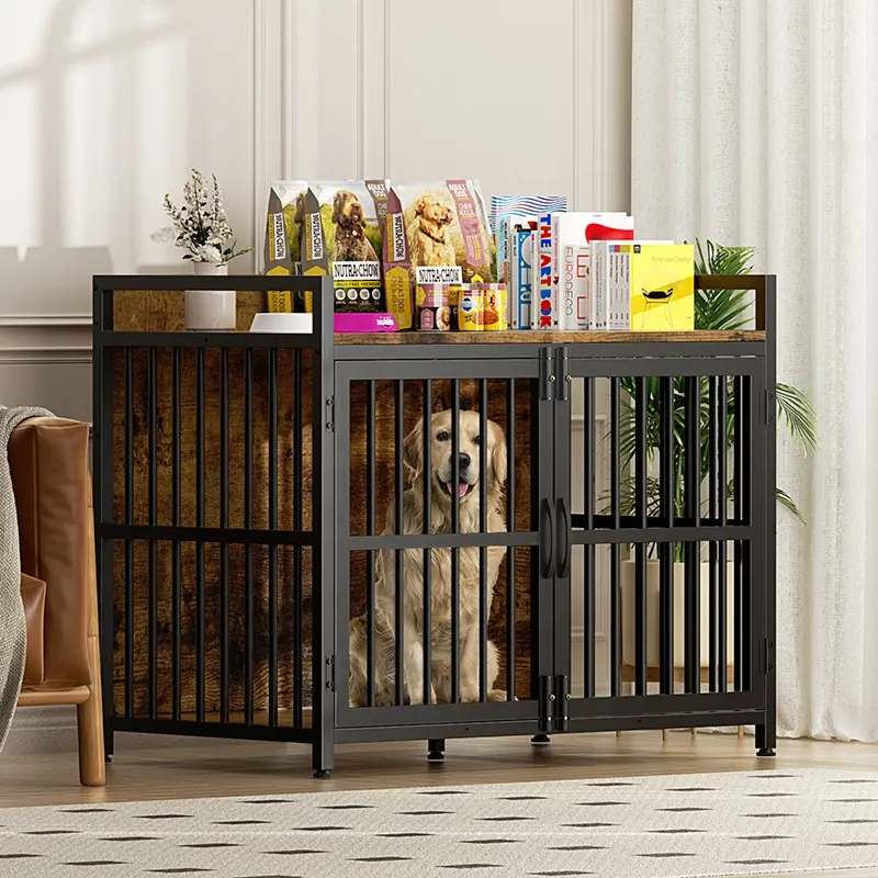 Maison pour chien fabricant Lit pour chien d'intérieur Meubles pour animaux de compagnie cage pour chien chenils