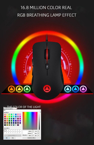 Macro programmazione meccanica del topo di gioco di RGB degli accessori del computer del mouse della luce GAZ-M17 - Product Image 6