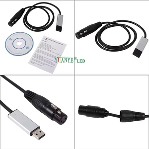 USB zu Dmx Schnittstellenadapter Computer PC Bühnenleiste Ereignisse Beleuchtungregler Dimmer