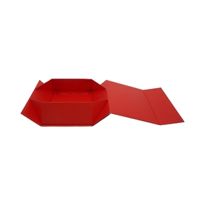 UnitedBox Wholesale <strong>Red</strong> Folding Luxury Rigid Packaging Large Magnetic Closure Gift <strong>Box</strong> With Foam Insert