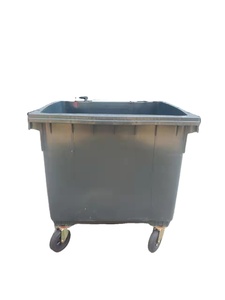 塑料垃圾桶1100L大型垃圾桶移动式可重复使用垃圾桶 - Product Image 6