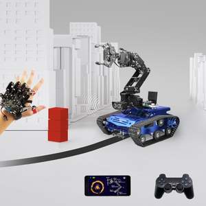 Hiwonder Tankbot traccia auto Robot caricato con braccio robotico per la programmazione STM32 - Product Image 3