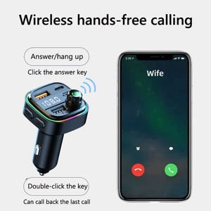 เครื่องเล่น MP3ในรถยนต์แบบไร้สายเครื่องส่งสัญญาณ FM 3.1A USB คู่ PD 25W - Product Image 2