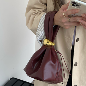 多功能百褶云包女士高端小众设计流行通勤手提包小手袋来样定做