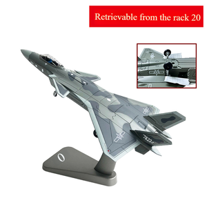 J-20 Fighter <strong>Model</strong> Diecast Toys 1:48/72/100 Scale Landing Gear Retractable Alloy Simulation <strong>Model</strong> - Product Image 4