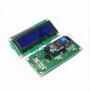 LCD1602 LCD-Display-Controller-Modul mit 16x2 Zeichen Blaue Hintergrund beleuchtung mit Löt stift kopf