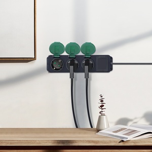 New <strong>Design</strong> European Standard Plug <strong>Socket</strong> 3 Ways Waterproof Power Strip for Outdoor Use <strong>Extension</strong> <strong>Socket</strong> Wholesale - Product Image 4