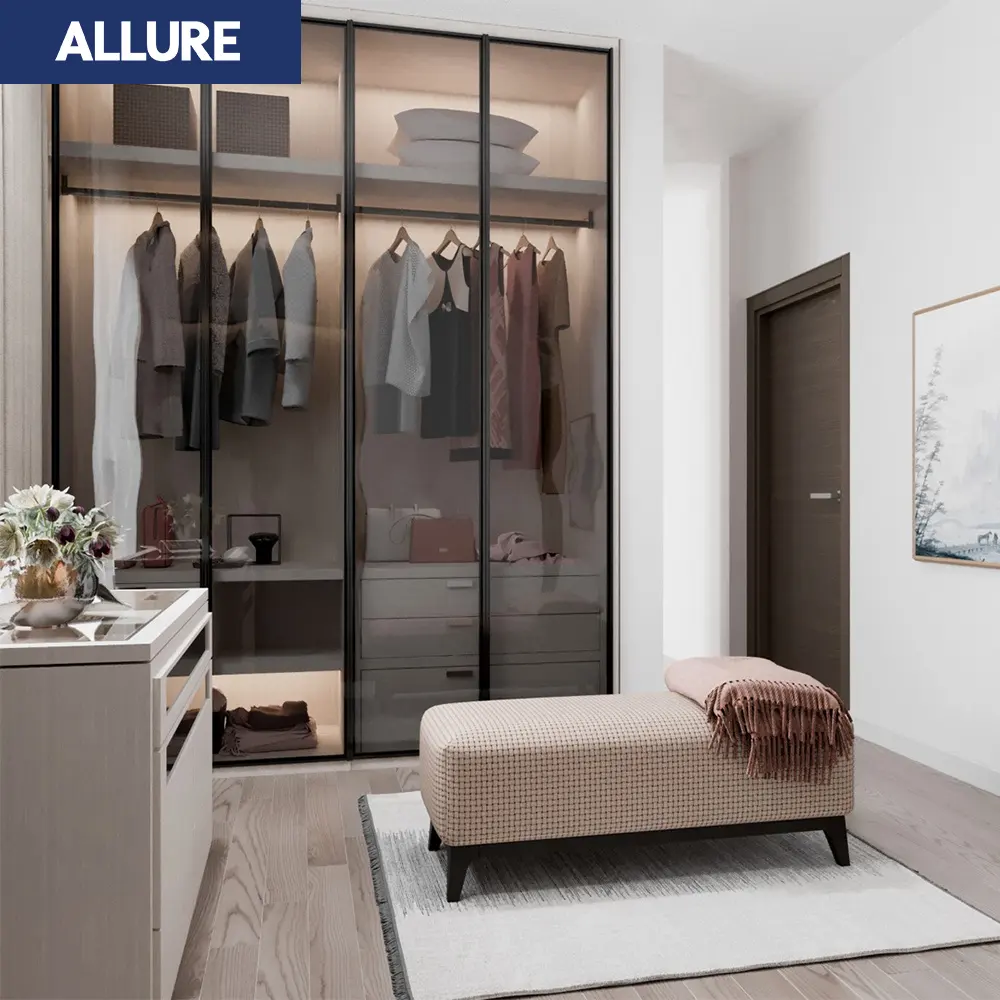 Allure-armario de madera para dormitorio y apartamento, nuevo modelo, organizador de muebles, gran oferta