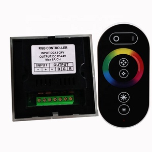 RF RGBW RGB светодиодный контроллер сенсорный экран DC12-24V 18A пульт дистанционного управления канал для RGB RGBW ленточная лента