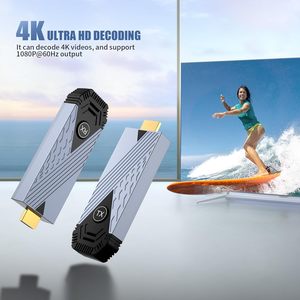 5G WHDI无线HDMI发射器和接收器即插即用30m无线HDMI发射器和接收器1080P高清Wifi