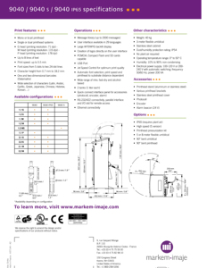Markem Imaje 9040 Impresora de inyección de tinta CIJ continua 70 micras IP65 Codificador de fecha de caducidad industrial para línea de producción de alimentos de cerveza con cable - Product Image 6
