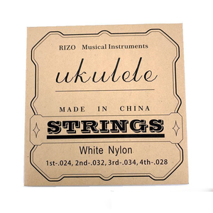 Ukulele cordas de nylon ukulele, quatro cordas pacotes de fábrica