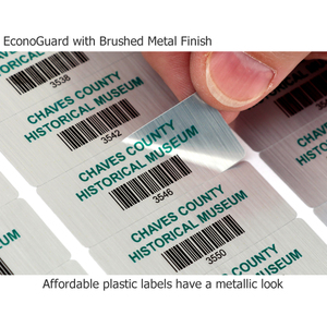 Custom Adhesive Metal Aluminum Qr Code Barcode Pre Printed <strong>Asset</strong> Tracking ID Labels Sticker <strong>Fixed</strong> <strong>Asset</strong> Tags and Label Printing - Product Image 5