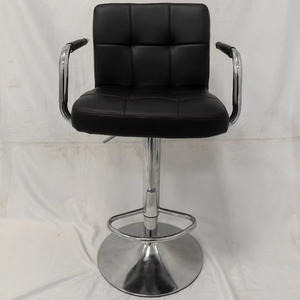 Hiện Đại Màu Đen PU da thanh phân có thể điều chỉnh thủy lực nhà bếp truy cập barstool ghế để sử dụng nhà - Product Image 4