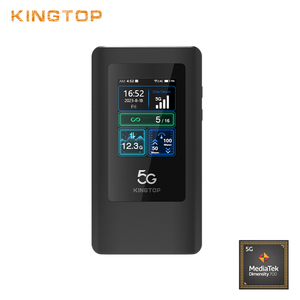Kingtop เราเตอร์ขนาดพกพากิกะบิต LTE พร้อมซิมการ์ด5G ฮอตสปอตเคลื่อนที่ในร่ม4G บรอดแบนด์ข้อมูล USB Wi-Fi อินเตอร์เฟซ3G แอปพลิเคชั่น