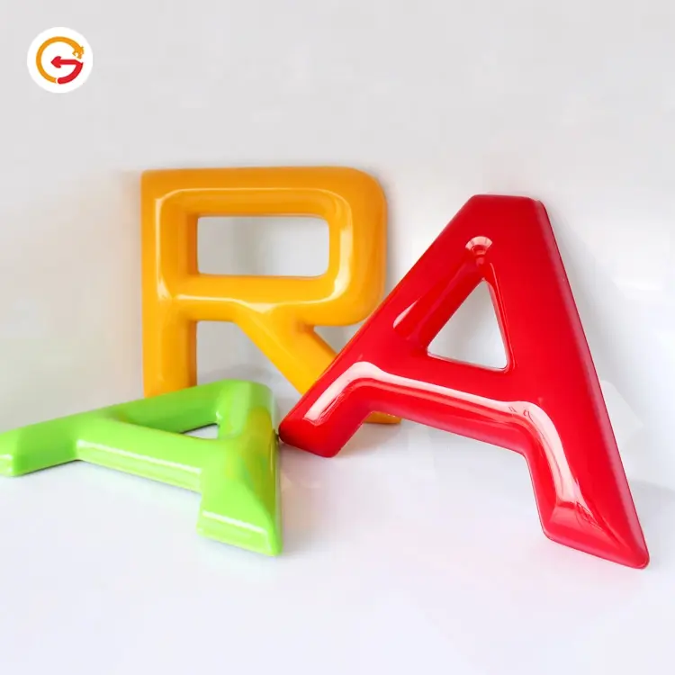 Jaguarsign Fabrikant Custom Vacuüm Gevormd Plastic Letters Acryl Brief 3D Plastic Alfabet Letters