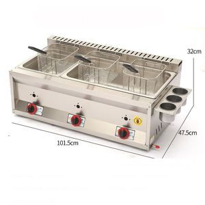 Kommerzielles gebratenes Restaurant Pommes Frites Chips Elektrische Gas Fritte use Industrielle Fritte use Tornado Kartoffel Fritte use