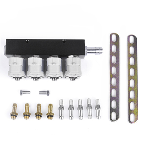 LPG/CNG/NGV Gas-Einspritz schiene LPG-sequentielles Kraftstoffs ystem für Sequential Injection Kit 2 oder 3 Ohm Auto injektor