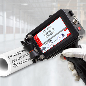Neuer Zustand Handheld Pipeline Inkjet-Drucker für Stahlrohr kabel Produktions merkmale Datum Chargen nummer Codier maschine - Product Image 1
