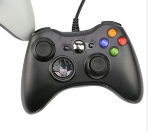 แผงควบคุมแบบมีสายสำหรับ Xbox 360พร้อมโลโก้ดั้งเดิมชุดเกมแพดสำหรับ Xbox 360