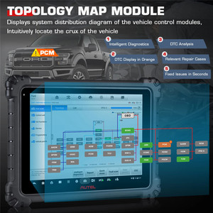 ZWNAV Autel auto diagnostica Maxicom Ultra Lite strumento diagnostico per auto avanzato programmatore Scanner strumenti per autoveicoli scansione piastra WIFI