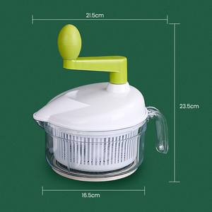 Kitchen Accessories Multi-function <strong>Swift</strong> Chopper Mixer Salad Maker Manual Food Processor - Product Image 2