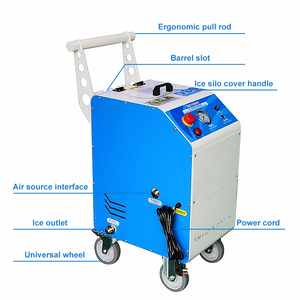 Dry Ice Blaster with Built-in Air Compressor for All-in-One Use - Product Image 2