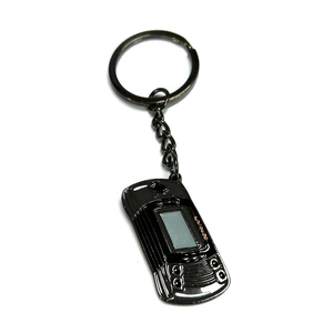 DIYキーホルダーアクセサリー用バックルキーリングカスタムキーリング真ちゅう製メタルキーホルダーロゴ付き - Product Image 3