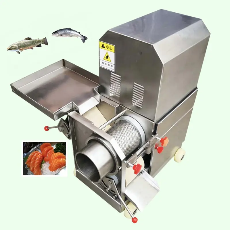 Separador de carne de atún y máquina separadora de huesos/máquina separadora de huesos de carne de pescado/deshuesadora de carne de camarón de cangrejo