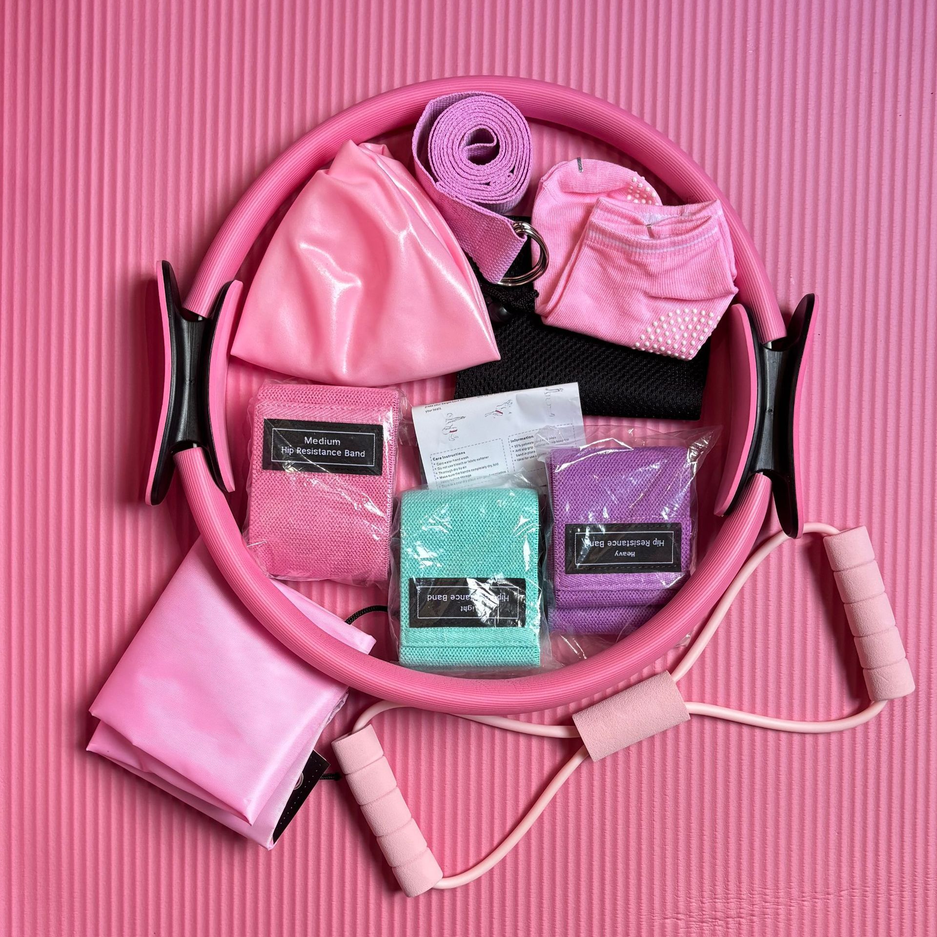 Set rosa da 11 pezzi