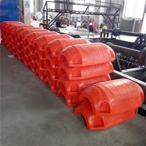 Boya de material PE directa de fábrica flotante de tubo de dragado de arena personalizada de alta calidad con diseño de pistón - Product Image 3